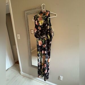 Petal & Pup Annabel black floral dress